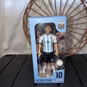 Official Sockers Messi Argentina Action Figure World Champion 3 Stars AFA NEW